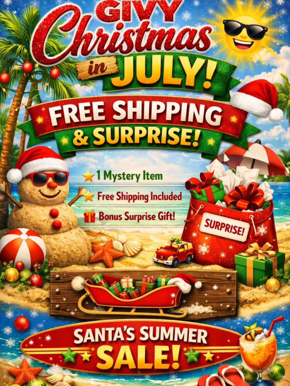 Christmas In July- Flyer